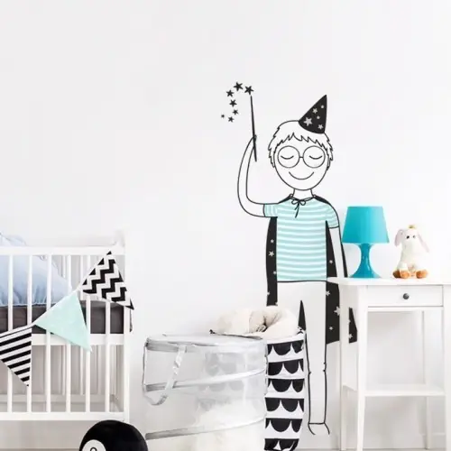 Wyjątkowa oferta Naklejka Czarodziej Henryk DK194 | Yoko design