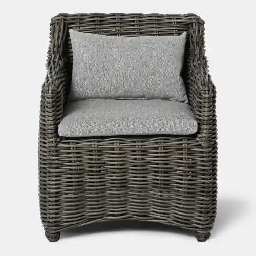 Fotel obiadowy ogrodowy Maje Grey 69x66x84 cm | Miloo Home Zniżka