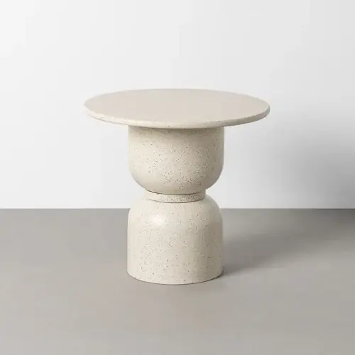 Stolik MDF-metal Little - Biały | Ixia Rabat