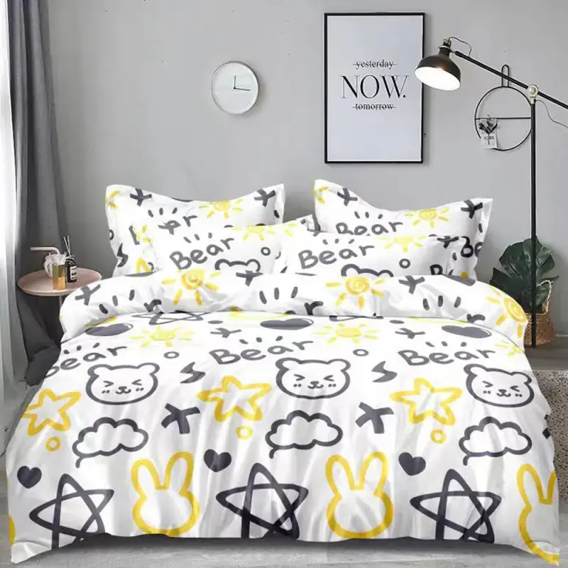 Komplet pościeli dwustronnej 200x220cm STAR BEAR Tylko dziś