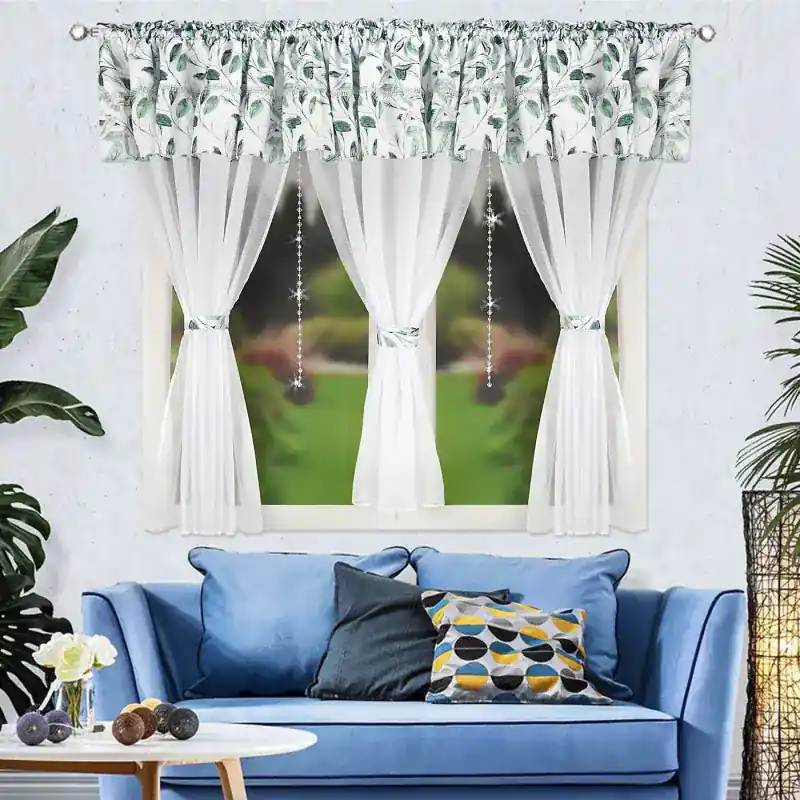 Kup online Firana sable z lambrekinem zdobiona koralikami 400x160cm FOGIA