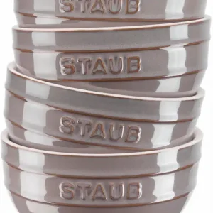 Staub Serving - zestaw 4 misek okrągłych 12 cm, antyczny grafitowy Najlepsza cena