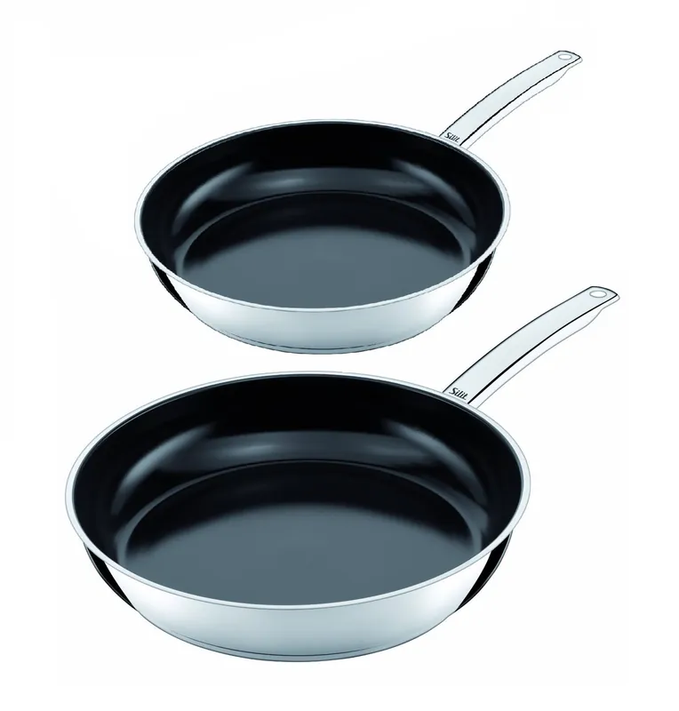 Wybór klientów SILIT zestaw patelni non-stick 28 i 24cm, indukcja