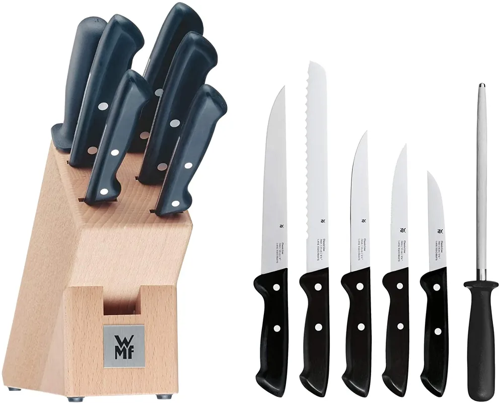 WMF Classic Line - zestaw noży w bloku 7cz. Super okazja