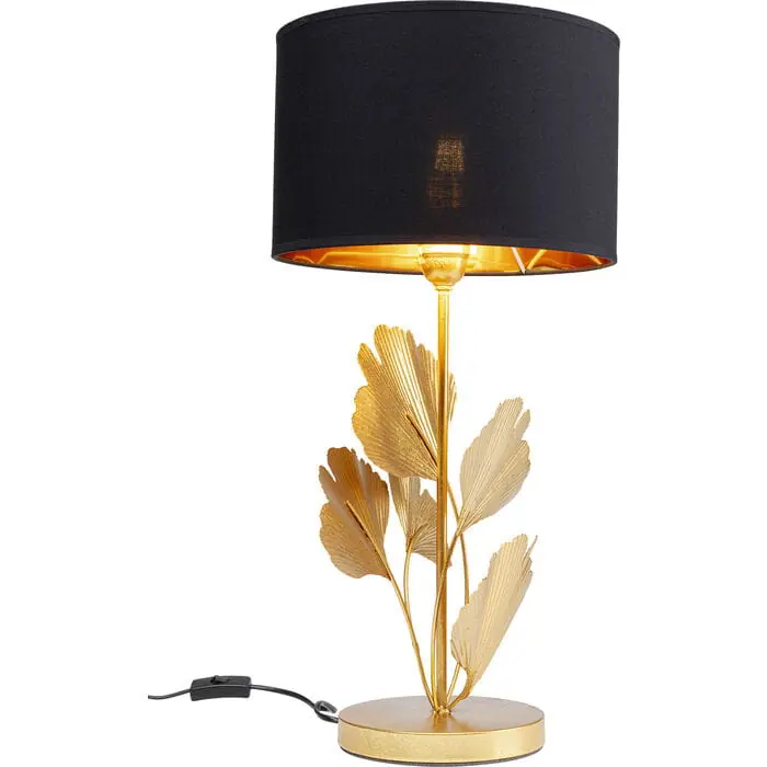 Obniżka ceny Lampa stołowa Flores Gold