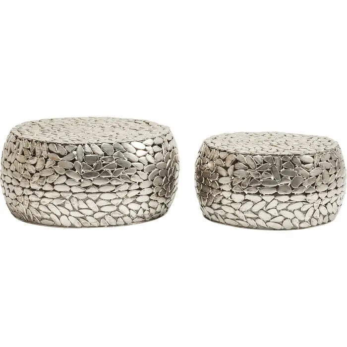 Oferta limitowana Stolik kawowy Pebbles Deluxe Silver