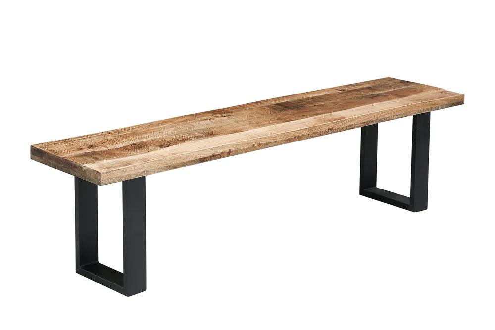 Tylko do końca tygodnia Ławka Iron Craft 170cm Mango naturalny Invicta