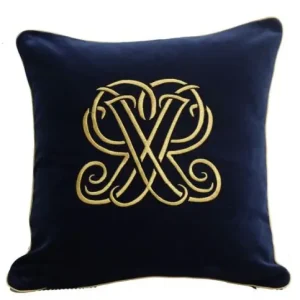 Poduszka Haftowana Dekoracyjna Velvet Deco - Różne Kolory Tkanin45x45 cm Wyjątkowa oferta