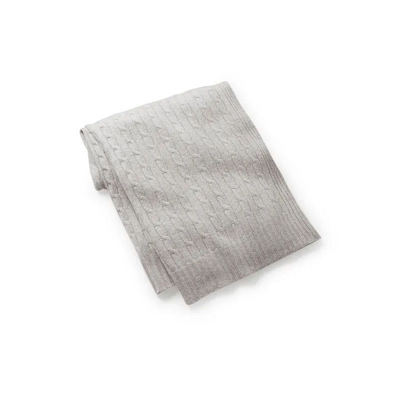 Koc kaszmirowy RL CABLE 60x60 Ralph Lauren Home Oferta limitowana
