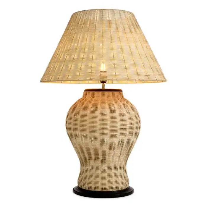 Zamów dziś Lampa stołowa Dupoint rattan Eichholtz