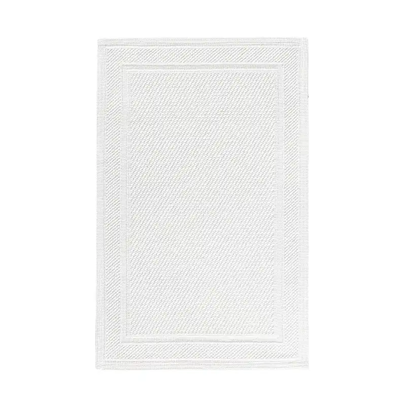 Mata łazienkowa Graccioza Bee Waffle 60x120 cm White Łatwy zwrot