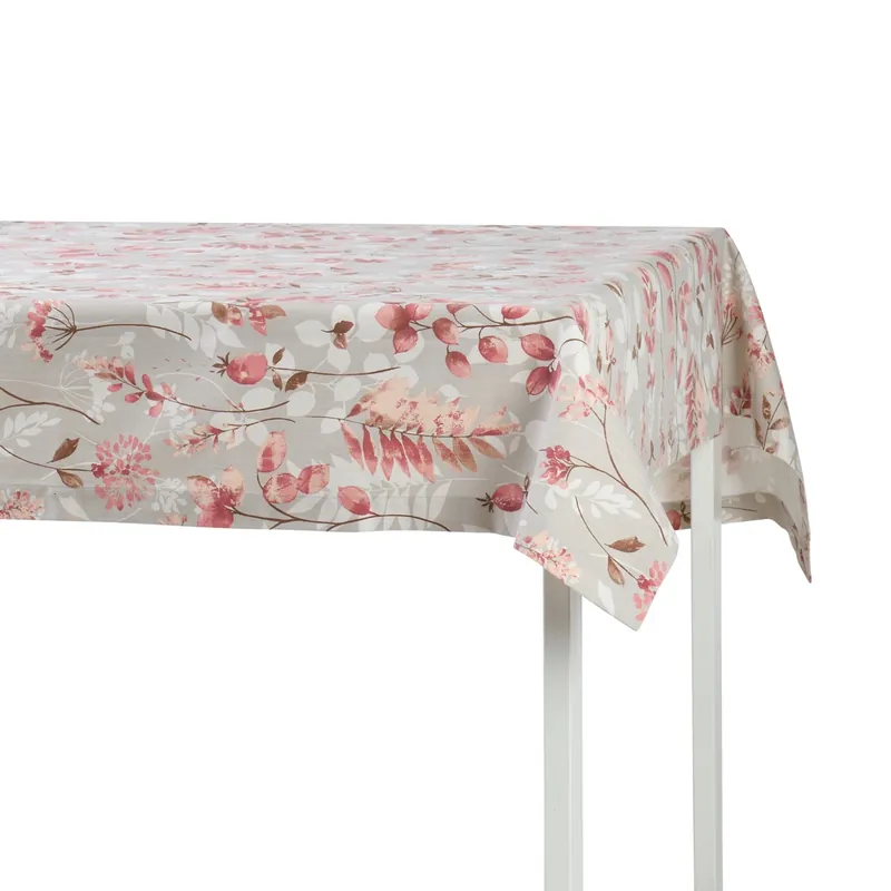 Niska cena OBRUS BAWEŁNIANY WILD ROSE - 130 x 250 CM - ROSEBERRY HOME