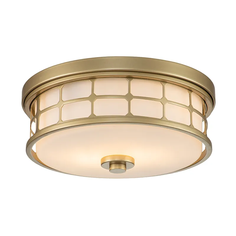 Oferta Plafon Guardian - 2 źródła światła - Naturalny mosiądz