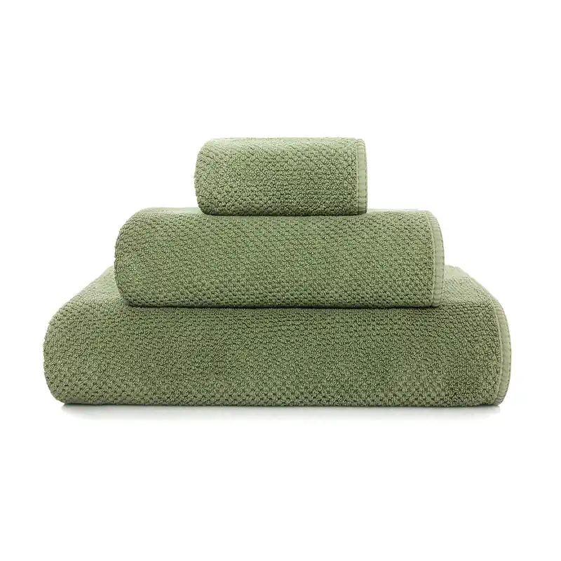 Zamów teraz Ręcznik kąpielowy Graccioza Bee Waffle 95x150 cm Jade