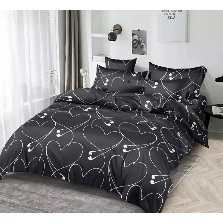 Pościel 140x200 bawełna satynowa 3D Cotton World gruba 2 części 2295 Tylko do końca tygodnia