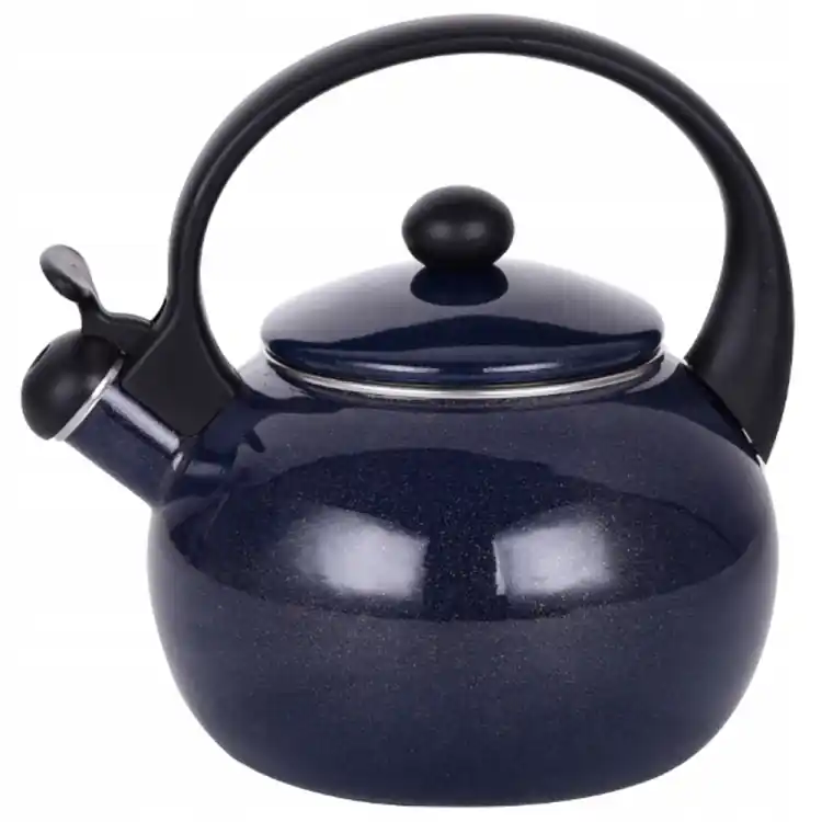Czajnik tradycyjny z gwizdkiem emaliowany granat 2.2 l Kamille KM-1038B Kup online