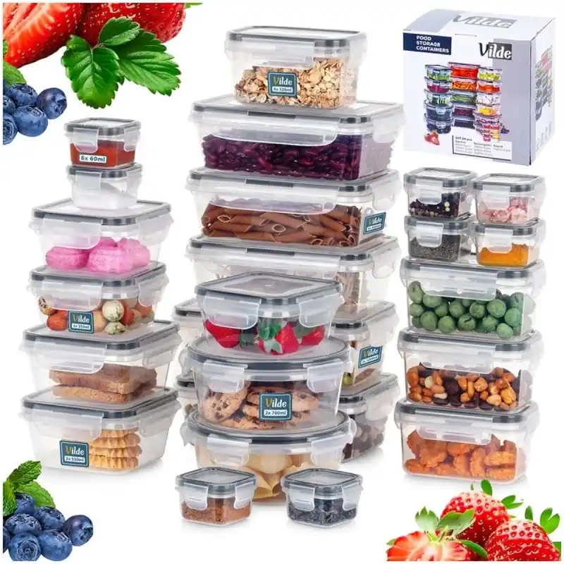 Kup online Pojemniki z pokrywką 60/320/350/550/700/840 ml lunchbox zestaw 24szt hermetyczne