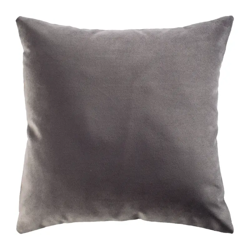 Bezpieczna płatność Poduszka dekoracyjna Myrrhis w tkaninie PET FRIENDLY 45x45 cm ciemnoszara