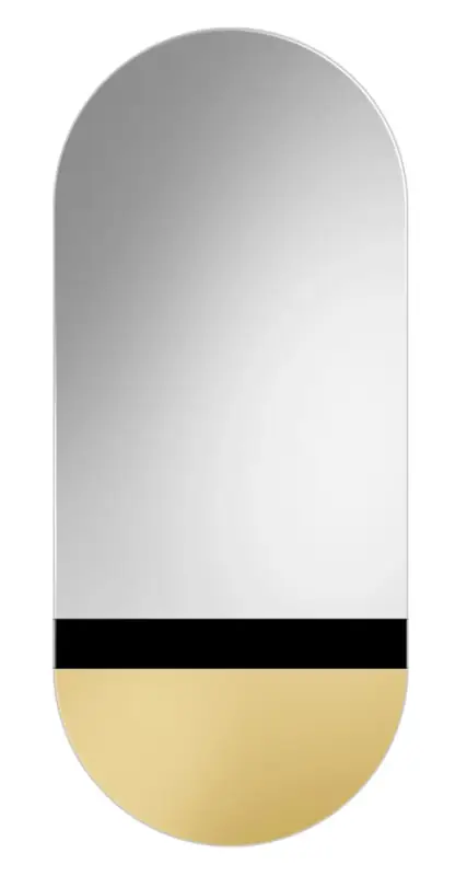 Lustro Fusion złote 60x125 cm Dostępne od ręki