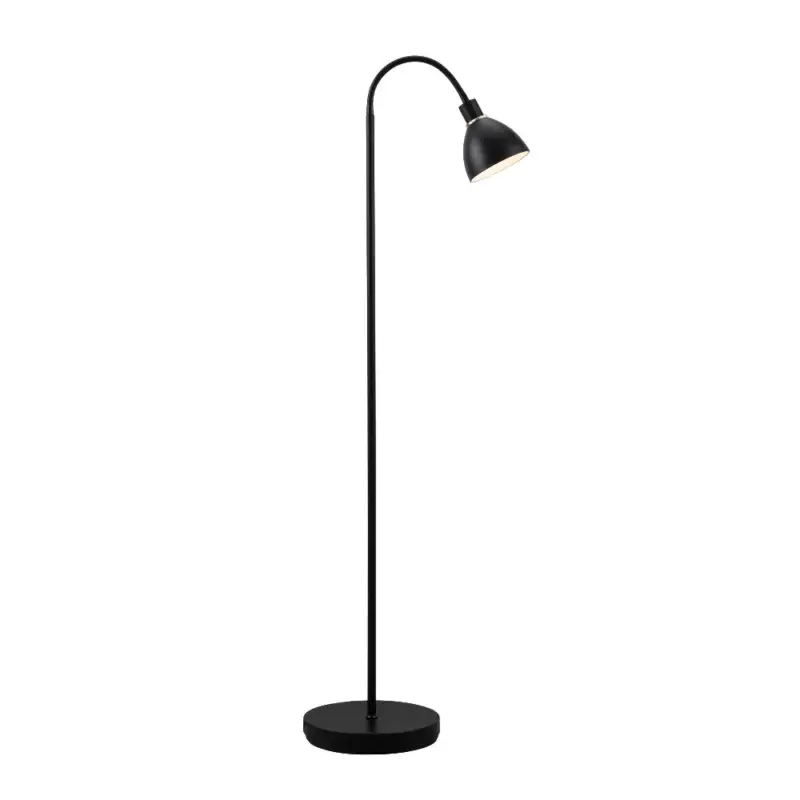 Lampa podłogowa Ray 155 cm czarna Hit sprzedaży