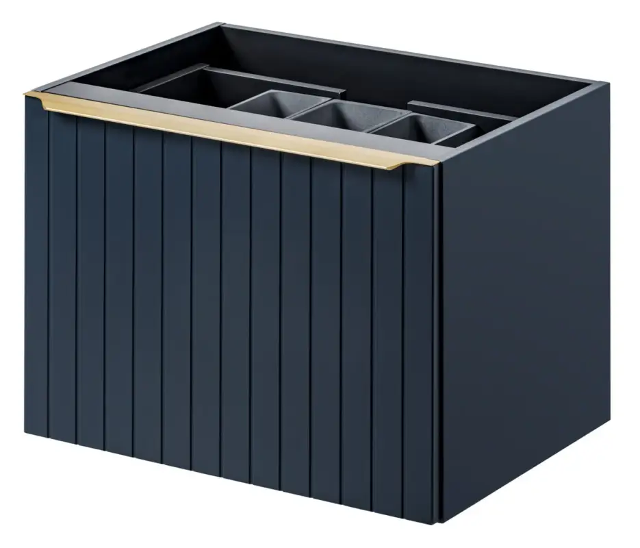 Szafka pod umywalkę Olimmi 60 cm granatowa lamele Tylko dziś