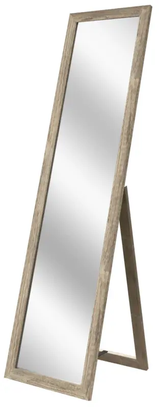 Lustro stojące Ferlows 146x46 cm brązowe Dostępne od ręki
