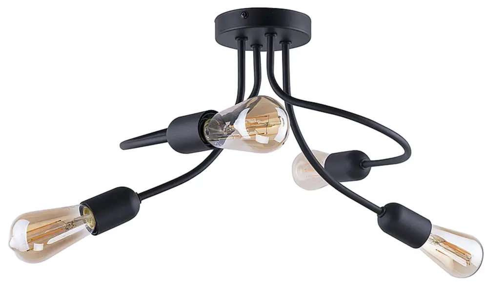 Nowość Lampa wisząca Emigur x4 czarna