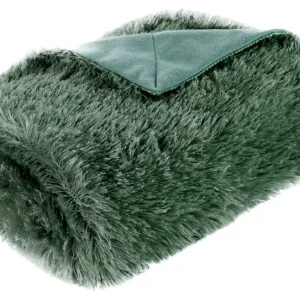Cena promocyjna Koc Tiffany 170x210 cm ciemnozielony