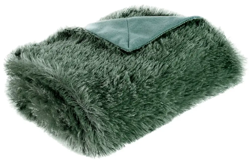 Cena promocyjna Koc Tiffany 170x210 cm ciemnozielony