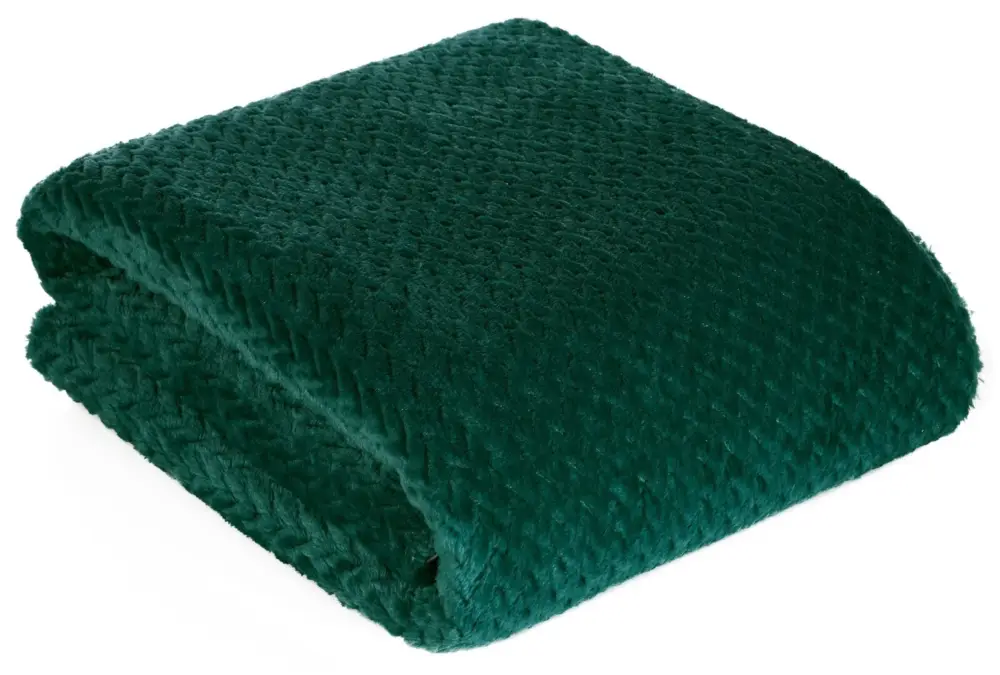Koc Cindy 200x220 cm ciemnozielony Hit sprzedaży