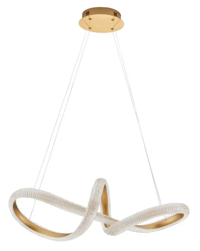 Żyrandol Synery LED średnica 75 cm złoty Wysoka jakość