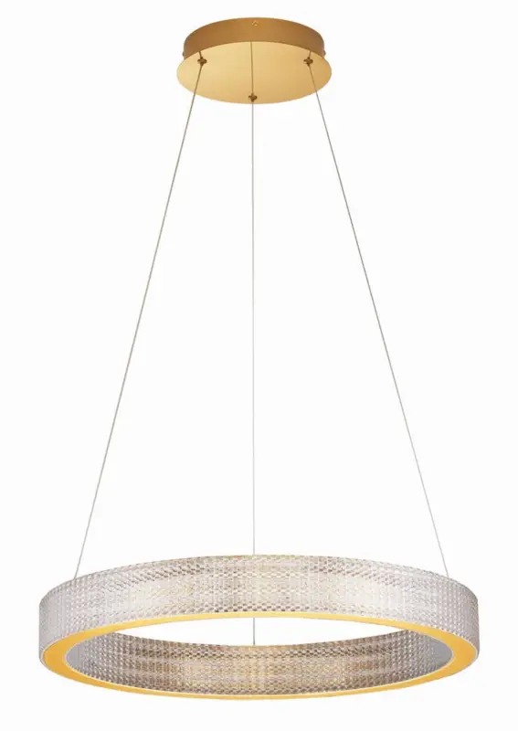 Żyrandol Jacess LED 60 cm złoty Dostępne od ręki