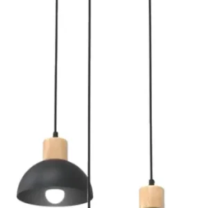 Lampa sufitowa Seco II x3 czarna Okazja