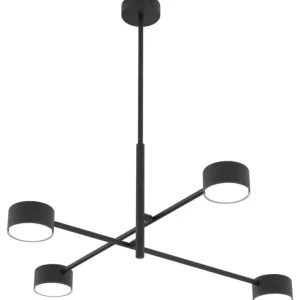 Rabat Lampa sufitowa Natsu x4 czarna