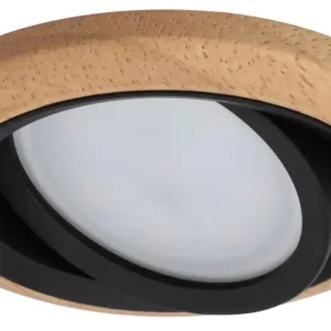 Spot sufitowy Lanati LED czarno-brązowy Ograniczona ilość