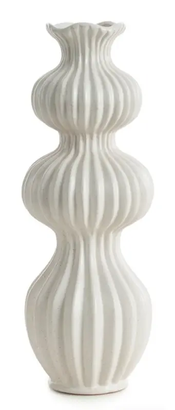 Wazon Sequis ceramiczny kremowy Oferta