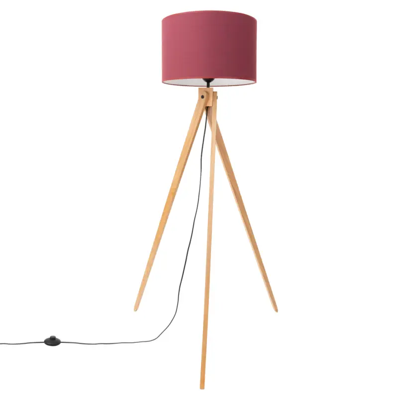 Niska cena Lampa podłogowa Natt burgund