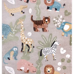 Dywan dziecięcy Fun Africa 140x190 cm beżowy Promocja