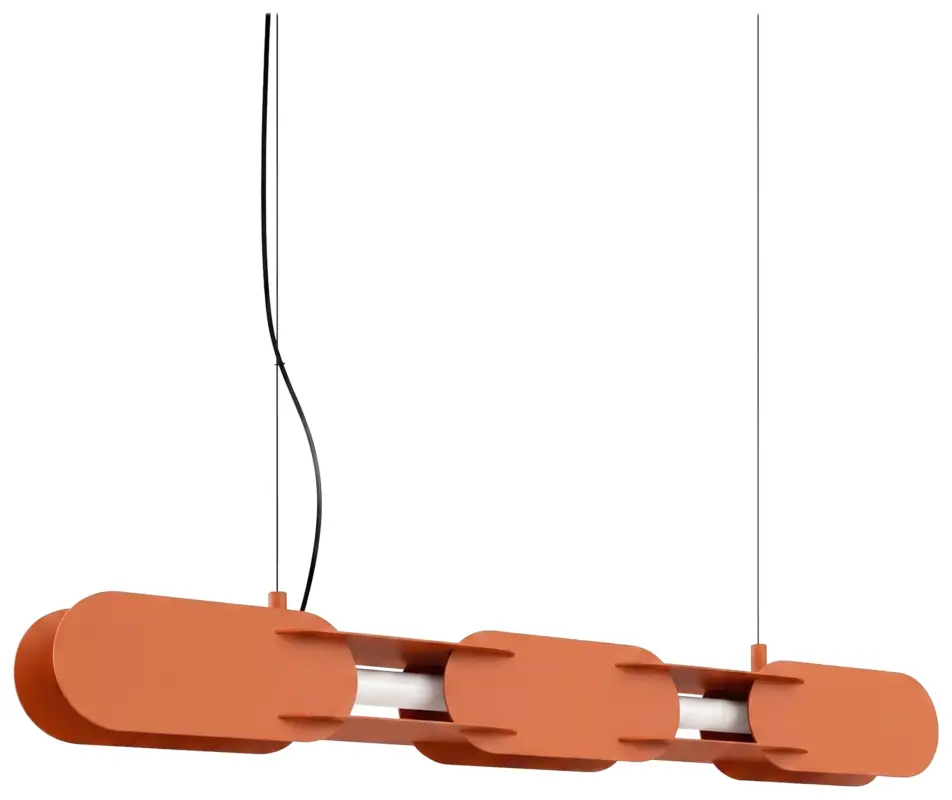 Lampa wisząca Chain 91 cm LED ochra czerwona Kup online