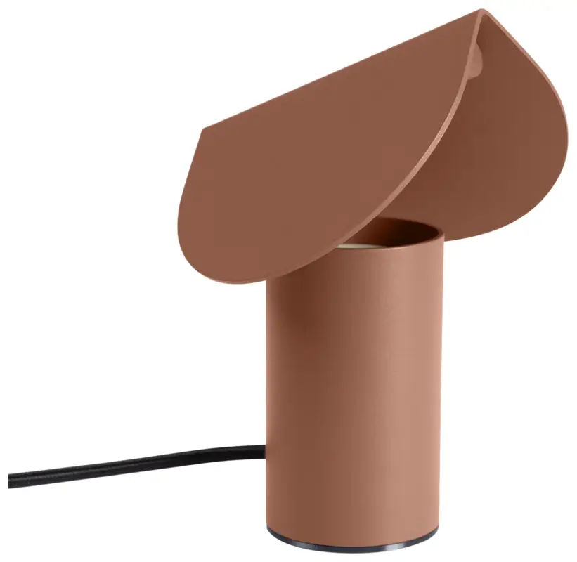 Tani Lampa stołowa Biscuit LED mocca