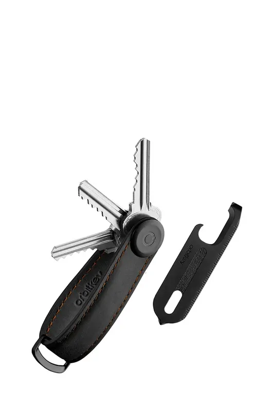 Orbitkey zestaw prezentowy: organizer na klucze i multitool Crazy Horsekolor czarny Super okazja