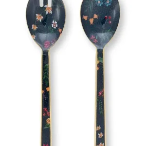 Bezpieczne zakupy Pip Studio łyżki sałatkowe Enamelled Berry Blues