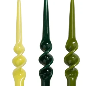&k amsterdam zestaw świec alpha greens set 3-packkolor multicolor Popularny