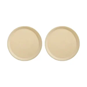 Bestseller OYOY zestaw talerzy płaskich Yuka 27 cm 2-packkolor żółty