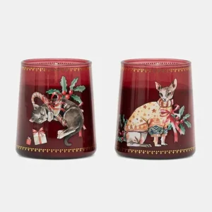 Oferta limitowana Medicine świeca zapachowa 2-packkolor bordowy