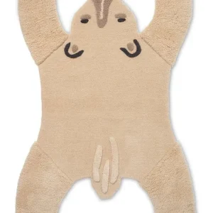 Taniej ferm LIVING dywan wełniany Animal Tufted Rug 118 x 160 cmkolor beżowy
