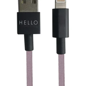 Bezpieczna płatność Design Letters kabel do ładowania USB-C Lightning 1 m