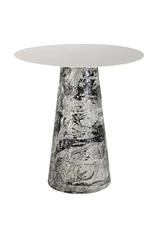 Obniżka ceny Leitmotiv stolik Mosaic Marble 42 x 40 cmkolor biały