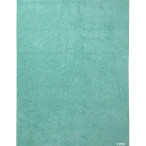 Wysoka jakość BOSS duży ręcznik bawełniany EDGE Lagoon 100 x 150 cmkolor turkusowy 1063631