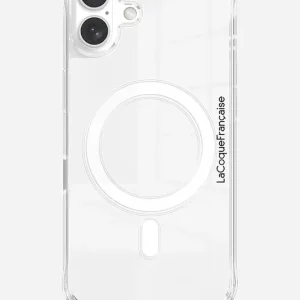Ograniczona ilość LaCoqueFrançaise etui na telefon iPhone 16 Plus MagSafekolor transparentny